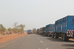 Stau am Transgambia Highway